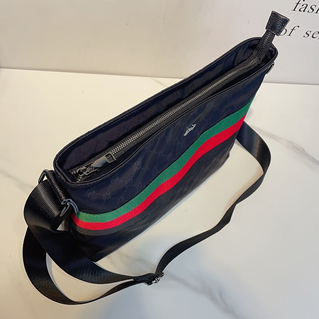 1pc Men's New Bag Shoulder Crossbody Shoulder Bag, Nylon Large Capacity Business Casual Bag