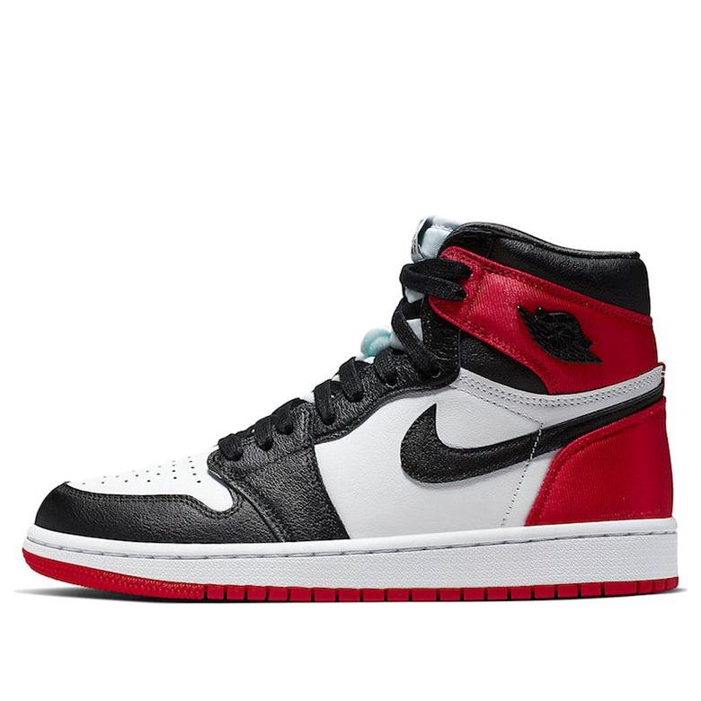 (WMNS) Air Jordan 1 Retro High 'Satin Black Toe'  CD0461-016 Epoch-Defining Shoes